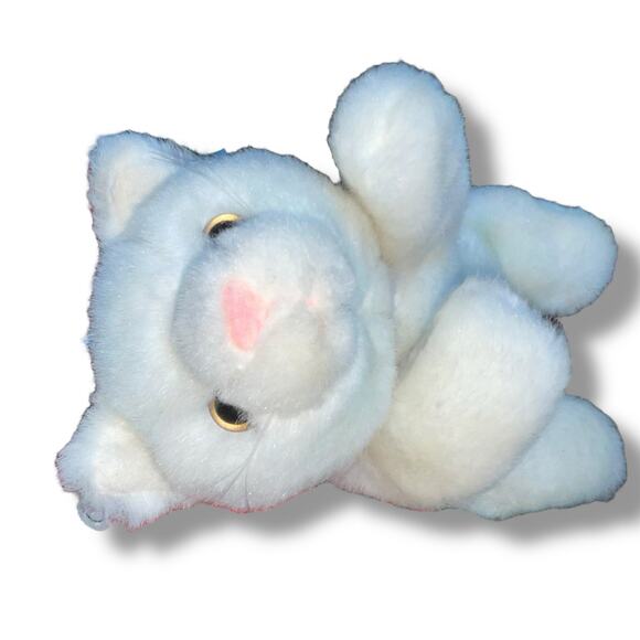 Bearington Plush Kitty Cat Sissy Jr Stuffed Animal Ribbon Nursery Shower Gift 9" - Picture 6 of 13